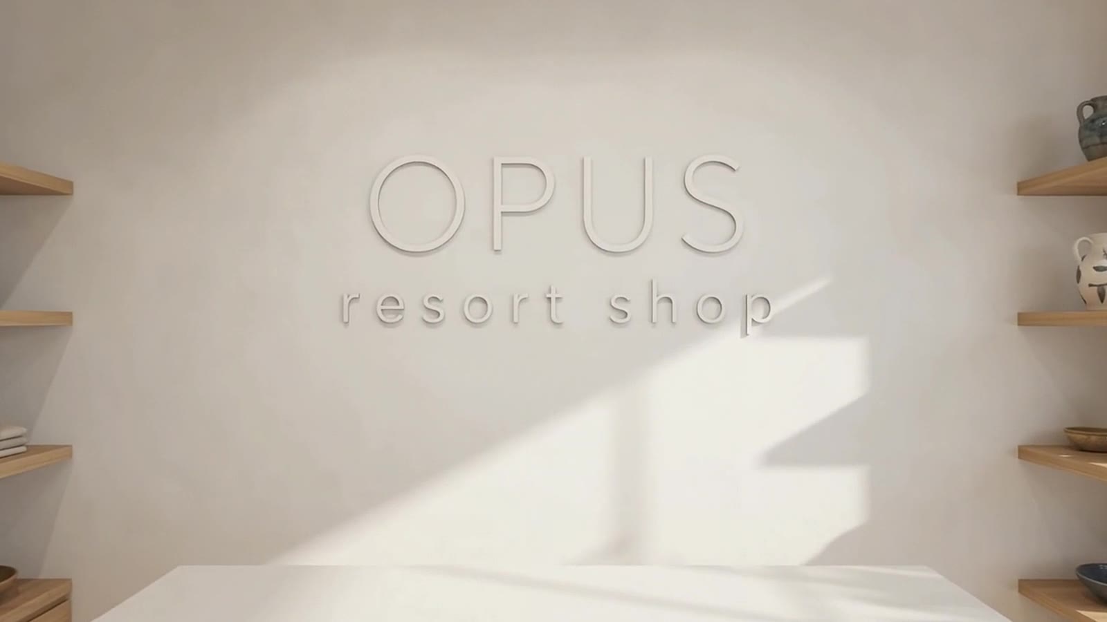 Un OPUS Resort Shop all'interno di un resort